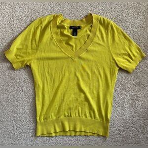WHBM Knit V-Neck Blouse